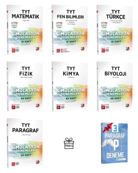 TYT Mat Fen Türkçe Fizik Kimya Biyoloji Paragraf Simülasyon Deneme