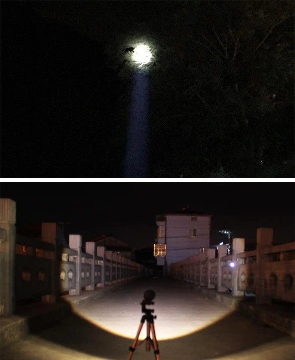 4 Renk UV Balıkçı Feneri 300 Lümen Zoom 2 Mod USB Şarj Dahili Pil - 11