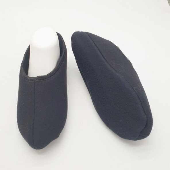 Sade Ev Patiği Klasik Model Siyah Renk - 2