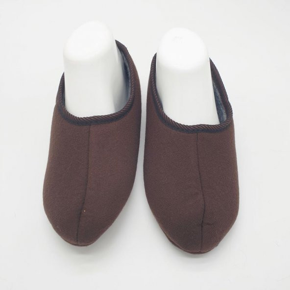 Sade Ev Patiği Klasik Model Kahve Renk - 6