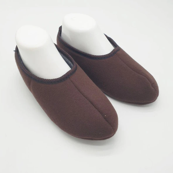 Sade Ev Patiği Klasik Model Kahve Renk - 8