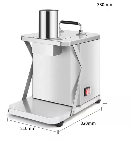 Dalle EX-06 Elektrikli Paslanmaz Çelik Küp Kare Dilimleme Makinesi - 3