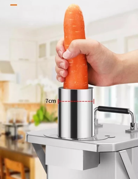 Dalle EX-06 Elektrikli Paslanmaz Çelik Küp Kare Dilimleme Makinesi - 2