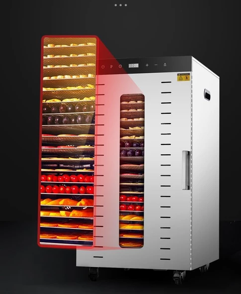 Dalle SS-24H Paslanmaz Çelik Dijital Meyve Kurutma Makinası - 3