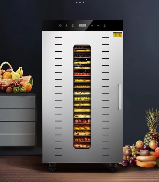 Dalle SS-24H Paslanmaz Çelik Dijital Meyve Kurutma Makinası - 2