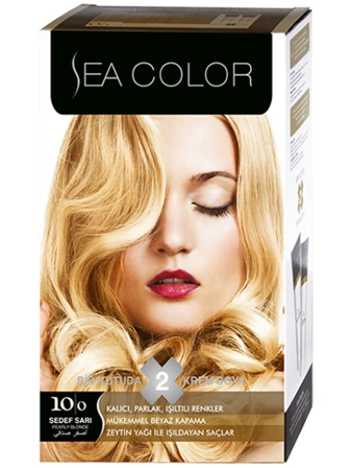 Sea Color Saç Boyası Sedef Sarı 10/0 8698753382065
