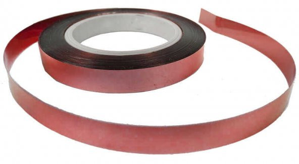 RAFYA METALİZE ROSE 25 MT 8 MM 1 RULO - 1