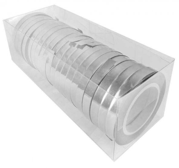 RAFYA METALİZE BEYAZ 25 MT 8 MM 1 RULO - Resim 2