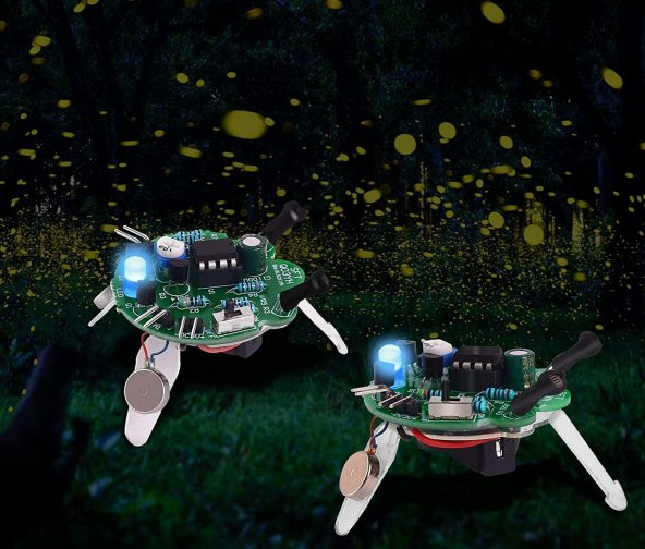 Işığa Duyarlı Robot Kiti STEM Ateşböceği - Demonte(Montesiz) - Resim 7