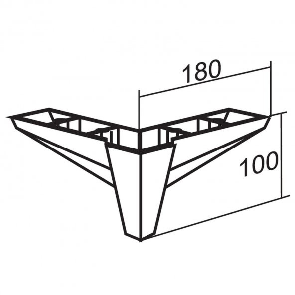 Lüks Mobilya Kanepe Sehpa TV Ünitesi Koltuk Ayağı 10 cm Beyaz Baza Ayak - Resim 6