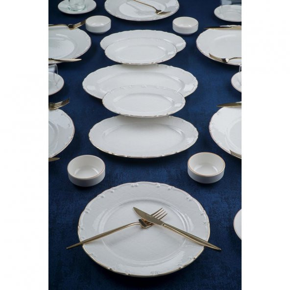 Acar Siena 27 Parça 6 Kişilik Porselen Kahvaltı Takımı XTL-21-0408/1