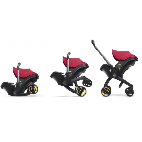 Doona Bebek Arabası Oto Koltuğu Kırmızı - 4