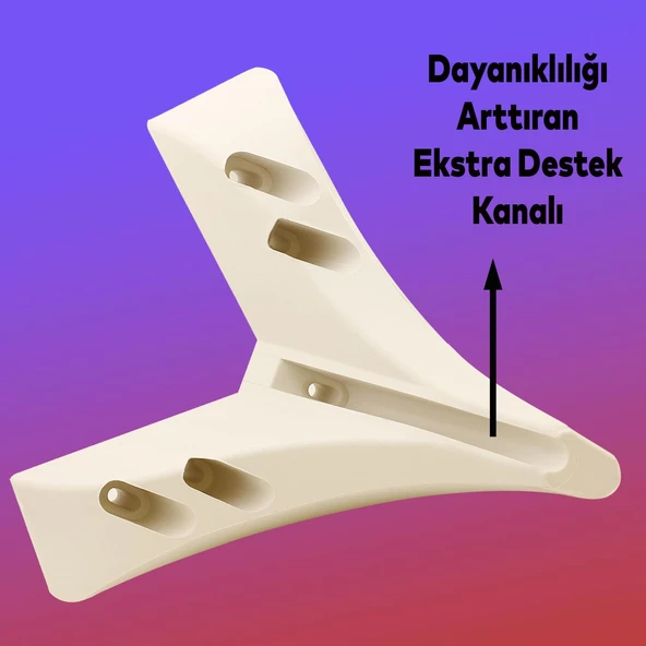 Petek Lüks Mobilya Kanepe Sehpa Tv Ünitesi Koltuk Puf Ayağı 14 Cm Krem Altın Baza Ayakları - 2