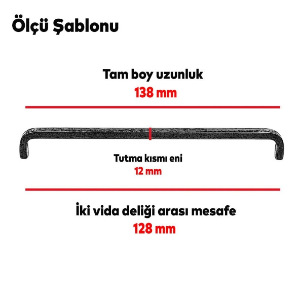 Paris (128 mm-12.8 cm) Eskitme Antik Gümüş Metal Mobilya Mutfak Çekmece Dolap Kulpu Kulbu Kulpları - 3