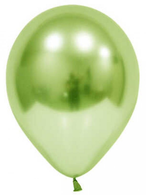 BALON KROM PARLAK 12 İNC AÇIK YEŞİL 50 ADET - 3