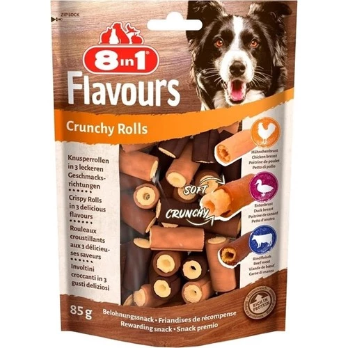 8in1 Flavours Crunchy Rolls 85G Skt : 09/2025