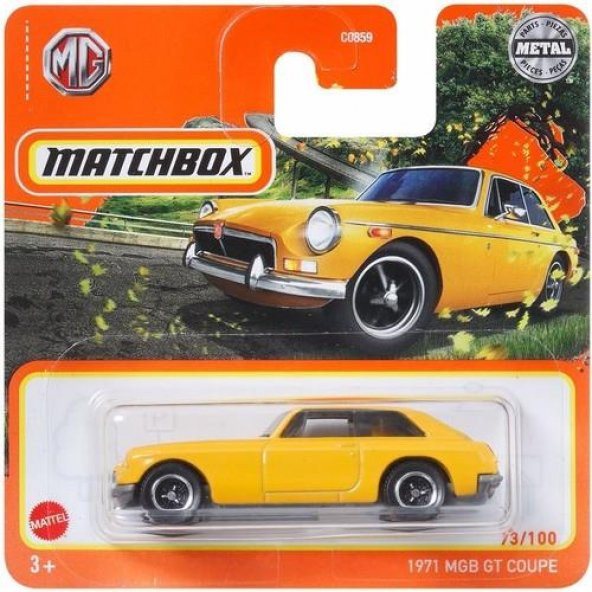 C0859 Matchbox 1:64 Tekli Arabalar 1971 MGB GT COUPE HFR86 - 4