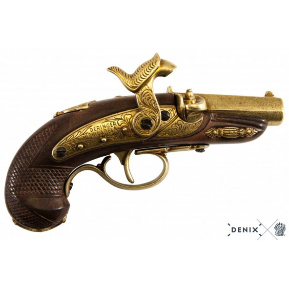 Denix Koleksiyon Grubu-PERKÜSYON PHİLADELPHİA DERİNGER TABANCASI, ABD 1862-Orijinalden ilham alan tasarım ürün görseli