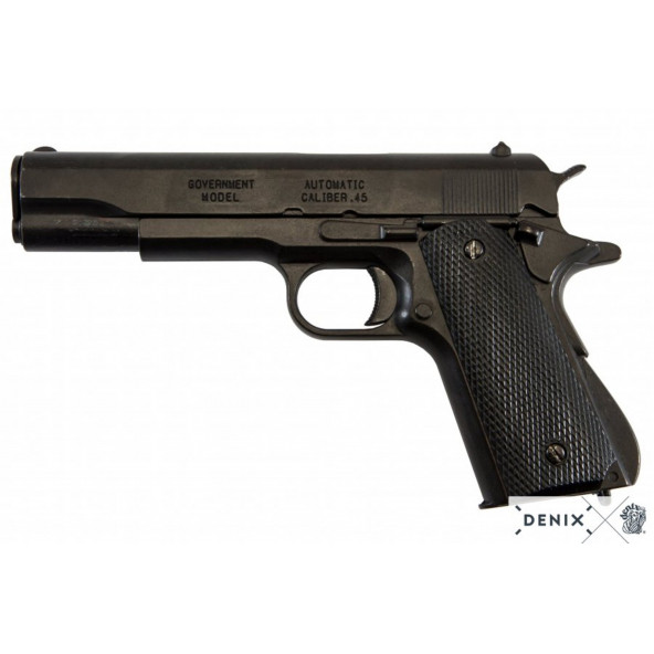 Denix Koleksiyon Grubu-OTOMATİK .45 TABANCA M1911A1, ABD 1911 (BİRİNCİ DÜNYA SAVAŞI VE II)-Orijinalden ilham alan tasarım