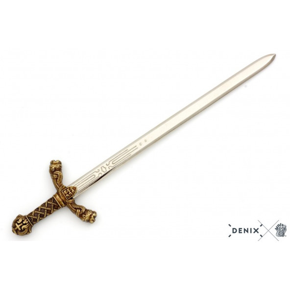 Denix Koleksiyon Grubu-MEKTUP AÇACAĞI ASLAN YÜREKLİ RİCHARD KILICI-DNX3032 - Resim 4