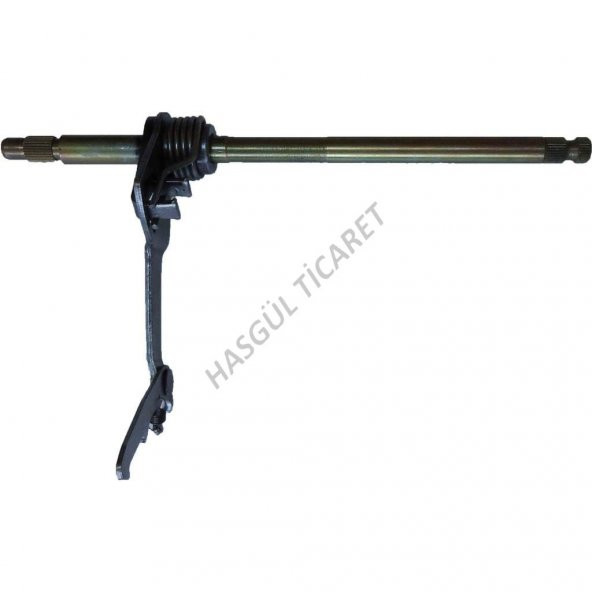 Hsgl Motorsiklet Cub 100 modellere uygun Vites Mili shaft axle 48003 - Resim 5