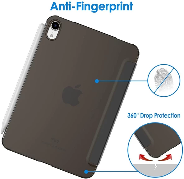 Apple iPad 11.Nesil A16 11inç/10.Nesil 10.9inç Kılıf New PU Deri Smart Standlı Case - 6