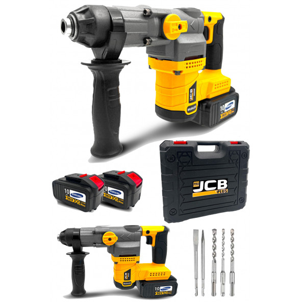 Projcb Plus American L Motor 96 V 10 Amper Samsung Çift Akülü Sds Plus Profesıonel Kırıcı Delici 4.5 Kg - 2