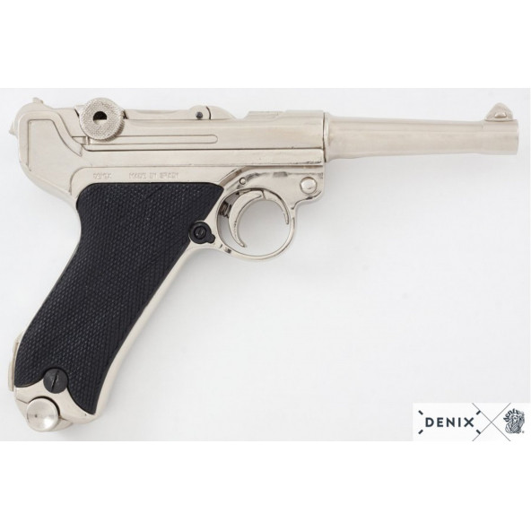 Denix Koleksiyon Grubu-PARABELLUM LUGER P08 TABANCA, ALMANYA 1898-Orijinalden ilham alan tasarım - Resim 5