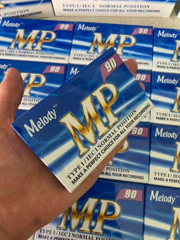 Melody Boş Kaset 90lık - MP Ses Kayıt Kaseti - Teyp Kaseti - 7