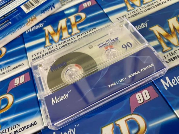 Melody Boş Kaset 90lık - MP Ses Kayıt Kaseti - Teyp Kaseti - 4