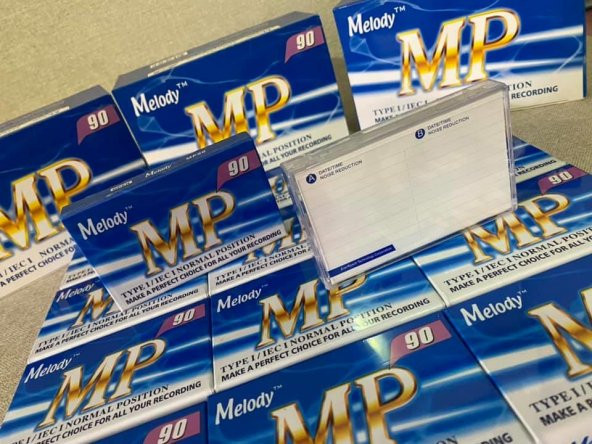 Melody Boş Kaset 90lık - MP Ses Kayıt Kaseti - Teyp Kaseti - 8