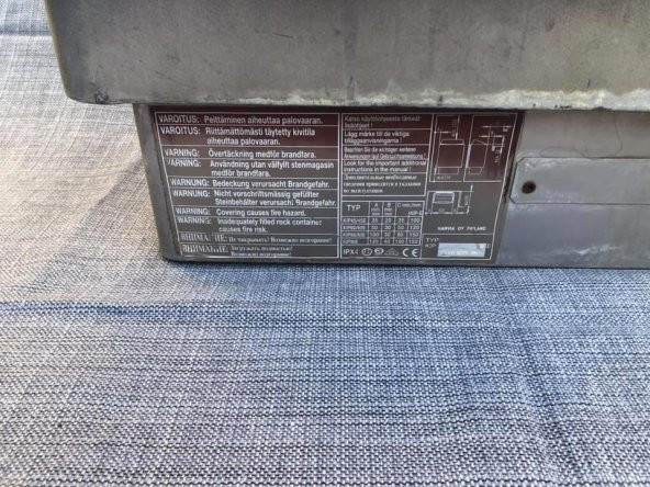 Harvia Sauna Sobası Buhar Jeneratörü 9kW 400v 2.El - 4