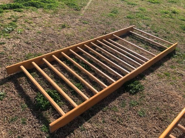 Ahşap Tırmanma Merdiveni 270x100cm (Kullanılmış )- Fizik Tedavi Rehabilitasyon Duvar Barı - 5
