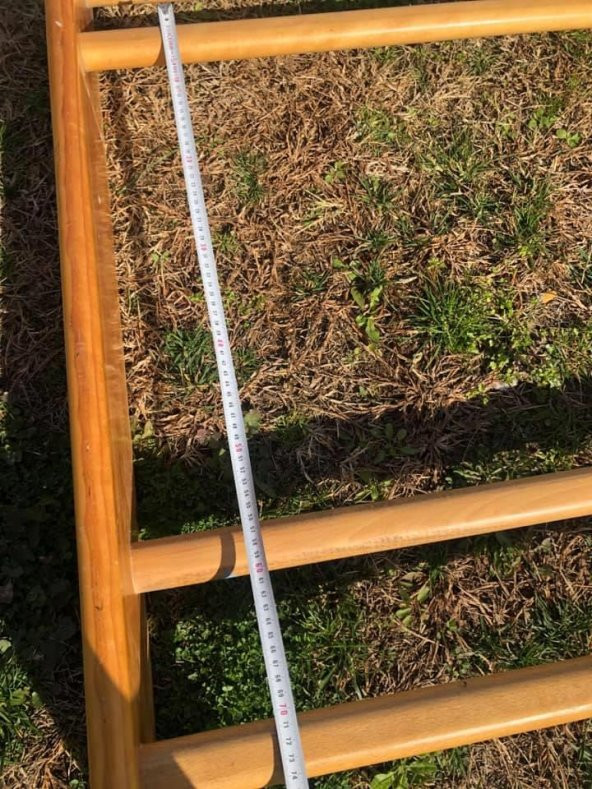 Ahşap Tırmanma Merdiveni 270x100cm (Kullanılmış )- Fizik Tedavi Rehabilitasyon Duvar Barı - 8
