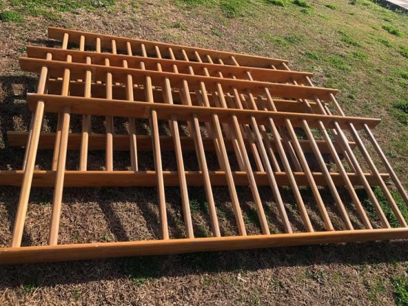 Ahşap Tırmanma Merdiveni 270x100cm (Kullanılmış )- Fizik Tedavi Rehabilitasyon Duvar Barı - 10