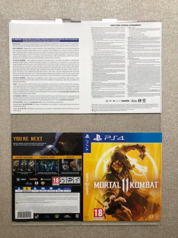 Ps4 Oyun Cd Kutusu Afişi 70 Adet - GTA 5 Mortal Kombat 11 Borderlands3 Afiş - 2