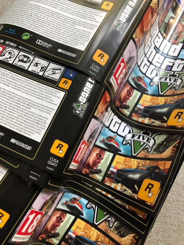 Ps4 Oyun Cd Kutusu Afişi 70 Adet - GTA 5 Mortal Kombat 11 Borderlands3 Afiş - 10