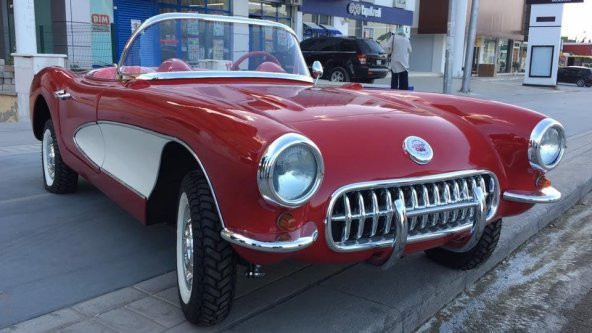 Chevrolet Corvette 1956 2/3 Model Araç - JR Classic 1956 - 5