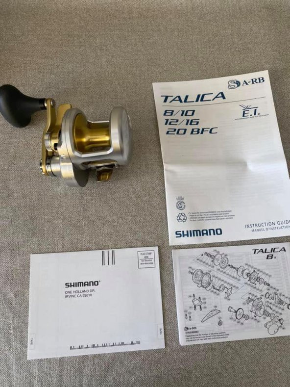 Shimano Talica 8 Jig Makinası Sağ El - Jigging  Çıkrık Olta Makinesi - 5
