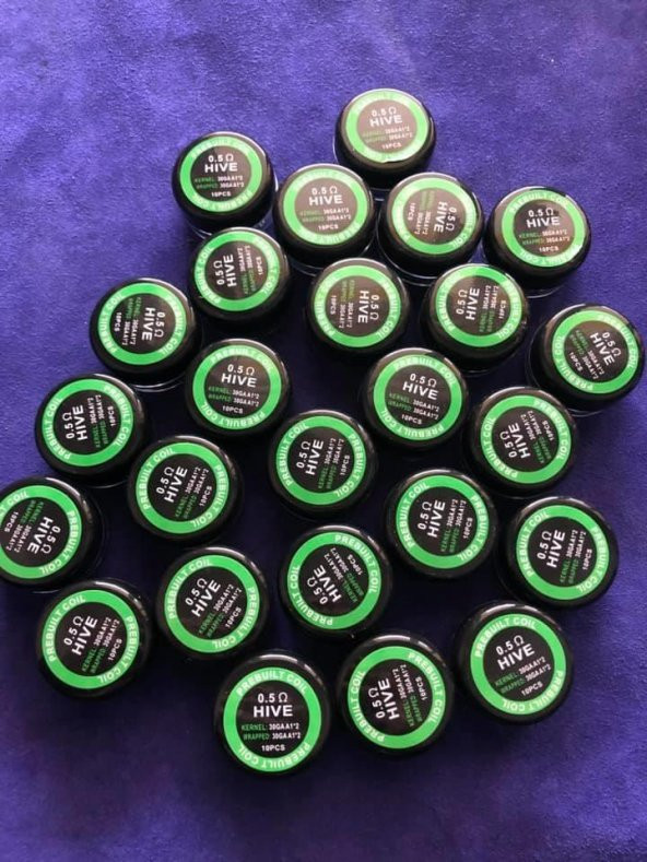 HIVE 0,5 Ohm Hazır Sarılı Bobin 10 Adet 30GA A1*2 - 6