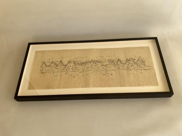 Asemic Sound Mappings Sergisi Asemik Resmi 31x66 cm 001 - 2