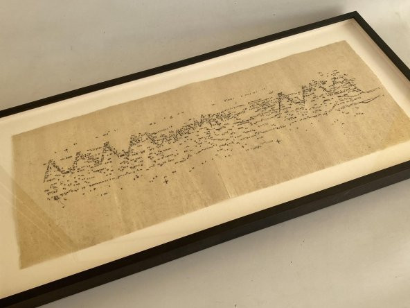 Asemic Sound Mappings Sergisi Asemik Resmi 31x66 cm 001 - 3