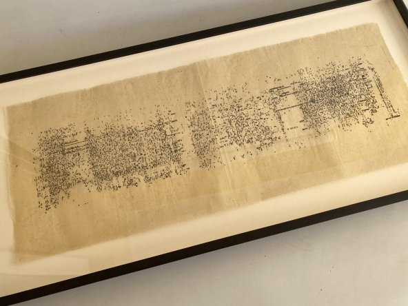 Asemic Sound Mappings Sergisi Asemik Resmi 31x66 cm 003 - 3