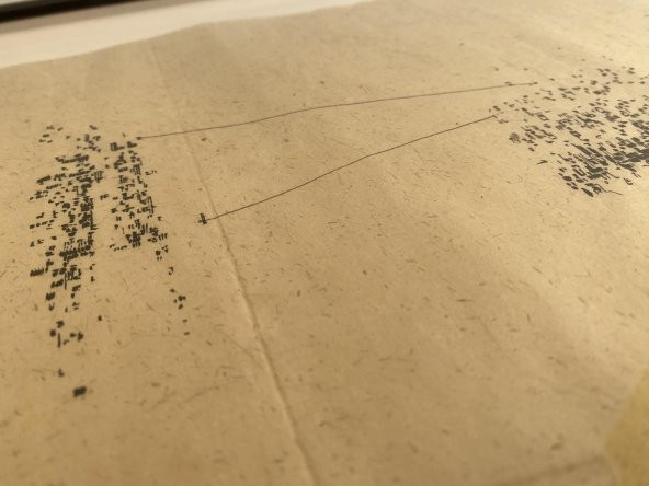 Asemic Sound Mappings Sergisi Asemik Resmi 31x66 cm 002 - 5