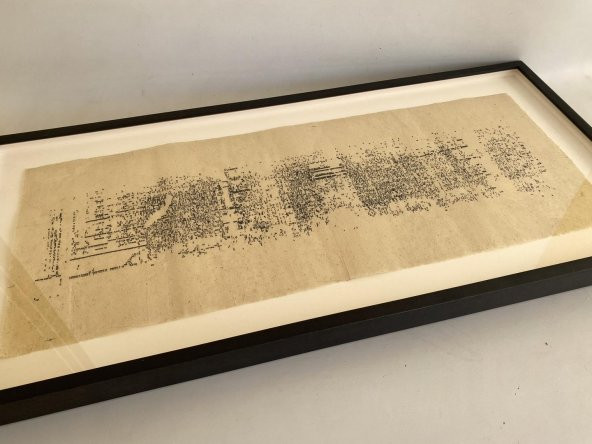 Asemic Sound Mappings Sergisi Asemik Resmi 31x66 cm 006 - 2