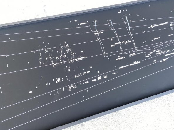 Asemic Sound Mappings Sergisi Asemik Resmi 62x244 cm 011 - 3