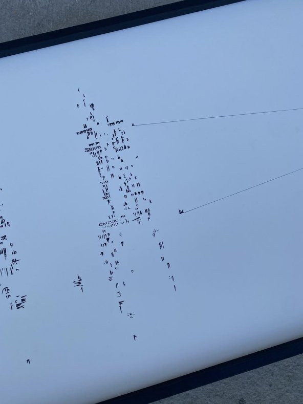 Asemic Sound Mappings Sergisi Asemik Resmi 62x244 cm 010 - 4