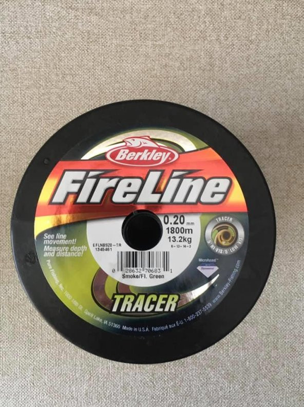 Berkley Fireline Tracer İp Misina 0,20mm 1800 Metre - 2