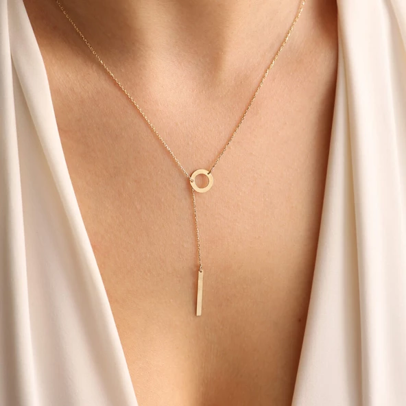 14 Ayar Altın Sen Ben Kolye YENİ - Resim 2