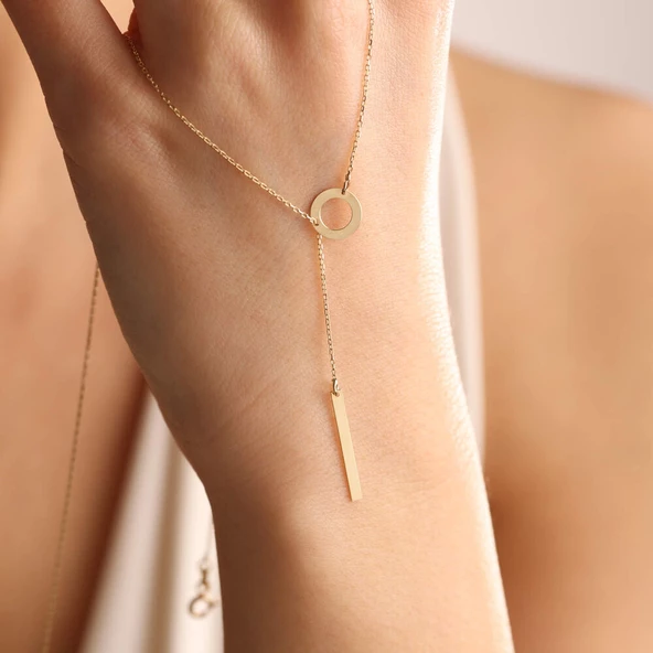 14 Ayar Altın Sen Ben Kolye YENİ - Resim 3